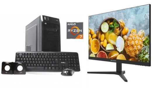 Combo equipo AMD Ryzen 7 + Monitor 24