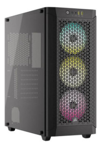 Case Gaming Corsair Media Torre Vidrio 480t Templado 3 Ar120