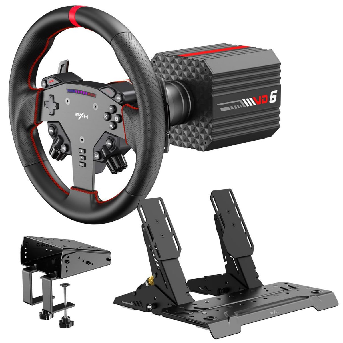 Imagen de Bundle Pxn Vd6 Volante + Freno + Montura PC
