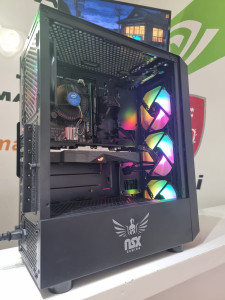 pc gamer intel i3 10100f + 16gb + asus strix rx 570