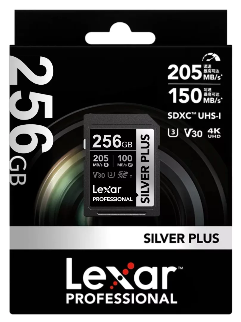 Imagen de Memoria SDXC Lexar Pro 256GB Silver Plus