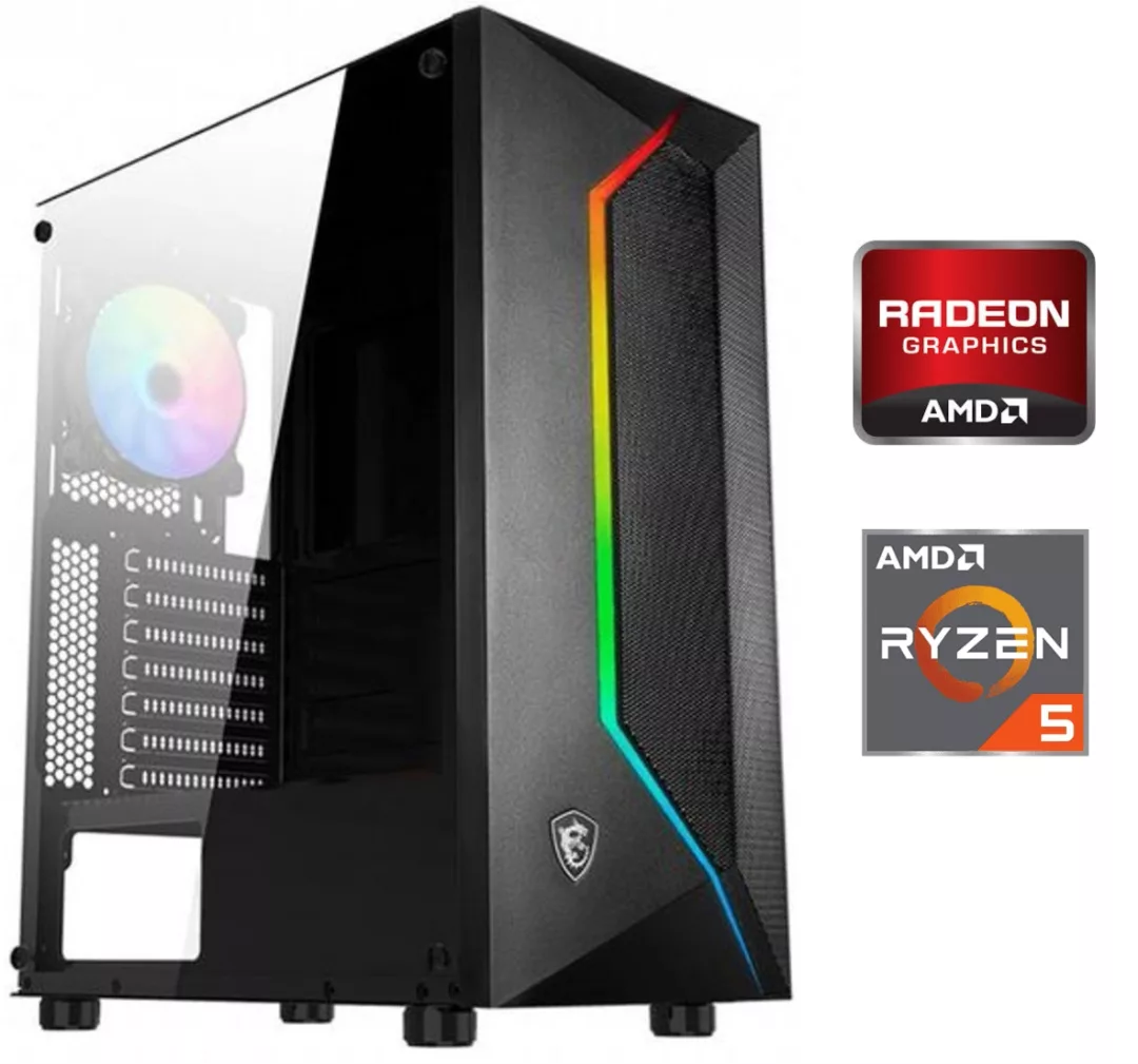 Imagen de Equipo Gamer Ryzen 5 5600GT, 16GB, 500GB, Gráficos Radeon