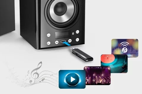 Imagen de Parlantes Genius 2.0 60W SP-HF2800 bluetooth