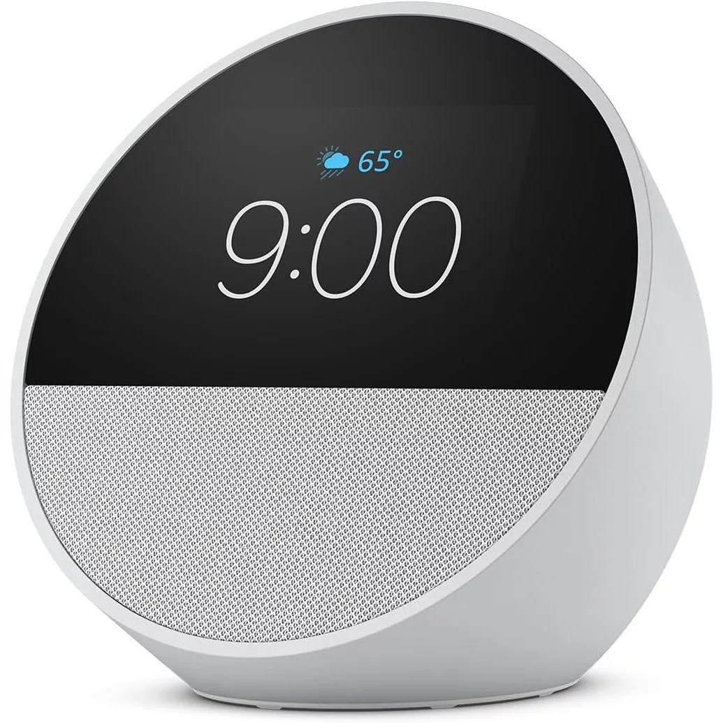 Imagen de Parlante inteligente y Reloj Amazon Echo Spot blanco