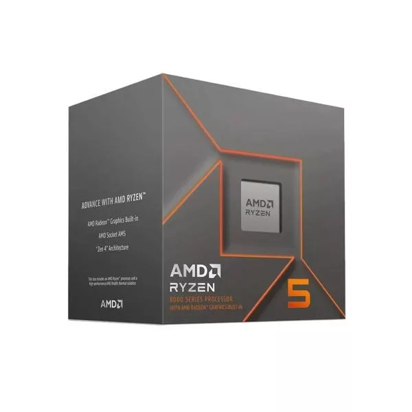 Imagen de PROCESADOR AMD RYZEN 5 8500G WRAITH 65W RADEON 5050 AM5 100-100000931BOX
