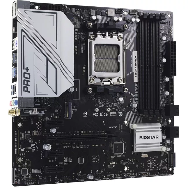 Imagen de Mother Biostar B650M X3D PRO+ AM5