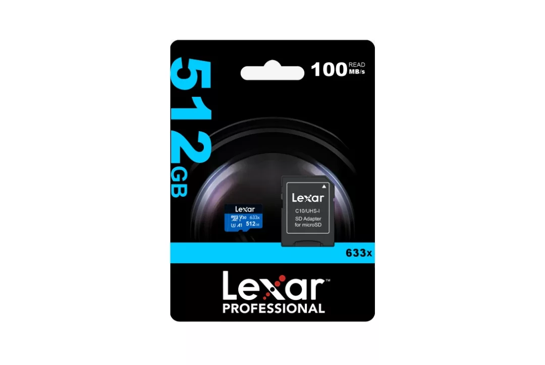 Imagen de Memoria microSDXC Lexar 512GB 633x UHS-I Blue Series