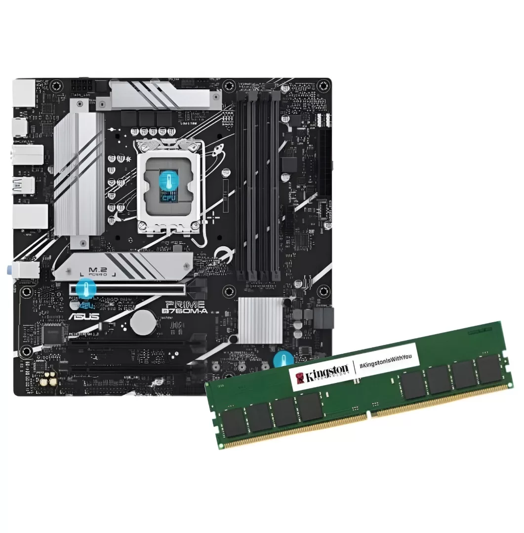 Imagen de Combo Mother Asus Prime + Memoria Kingston DDR5 16GB