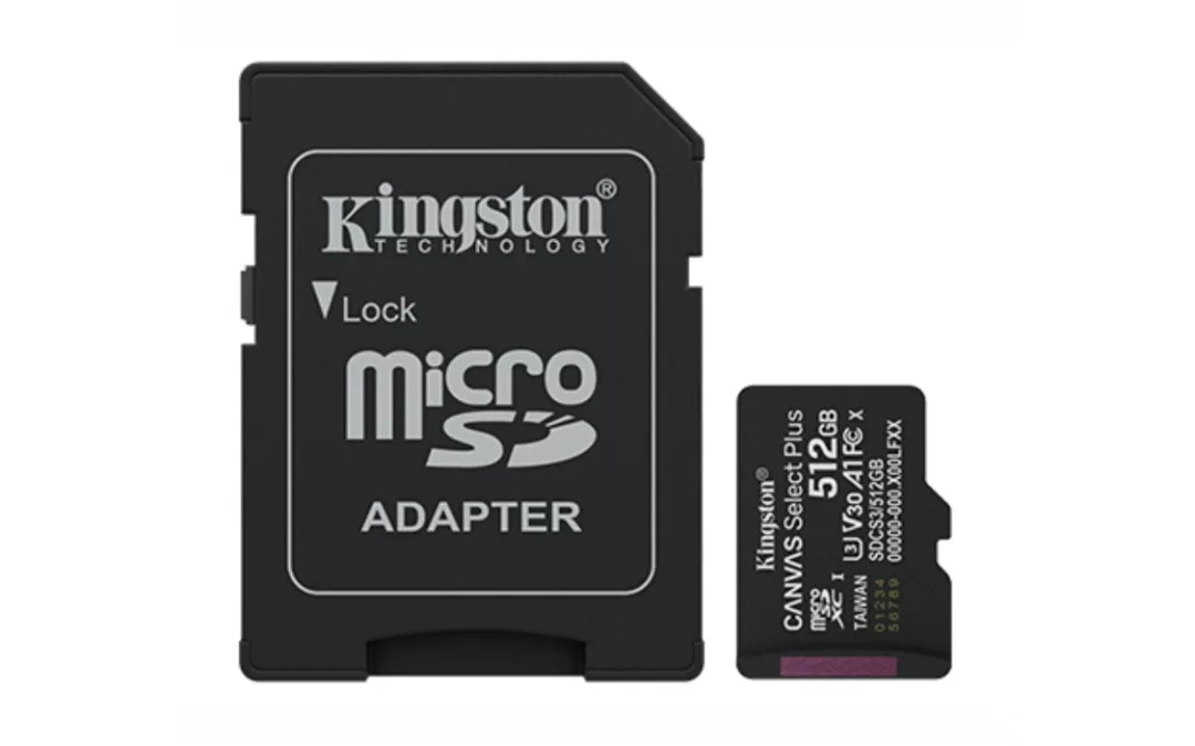 Imagen de Memoria MicroSD Kingston Select Plus 512GB clase 10