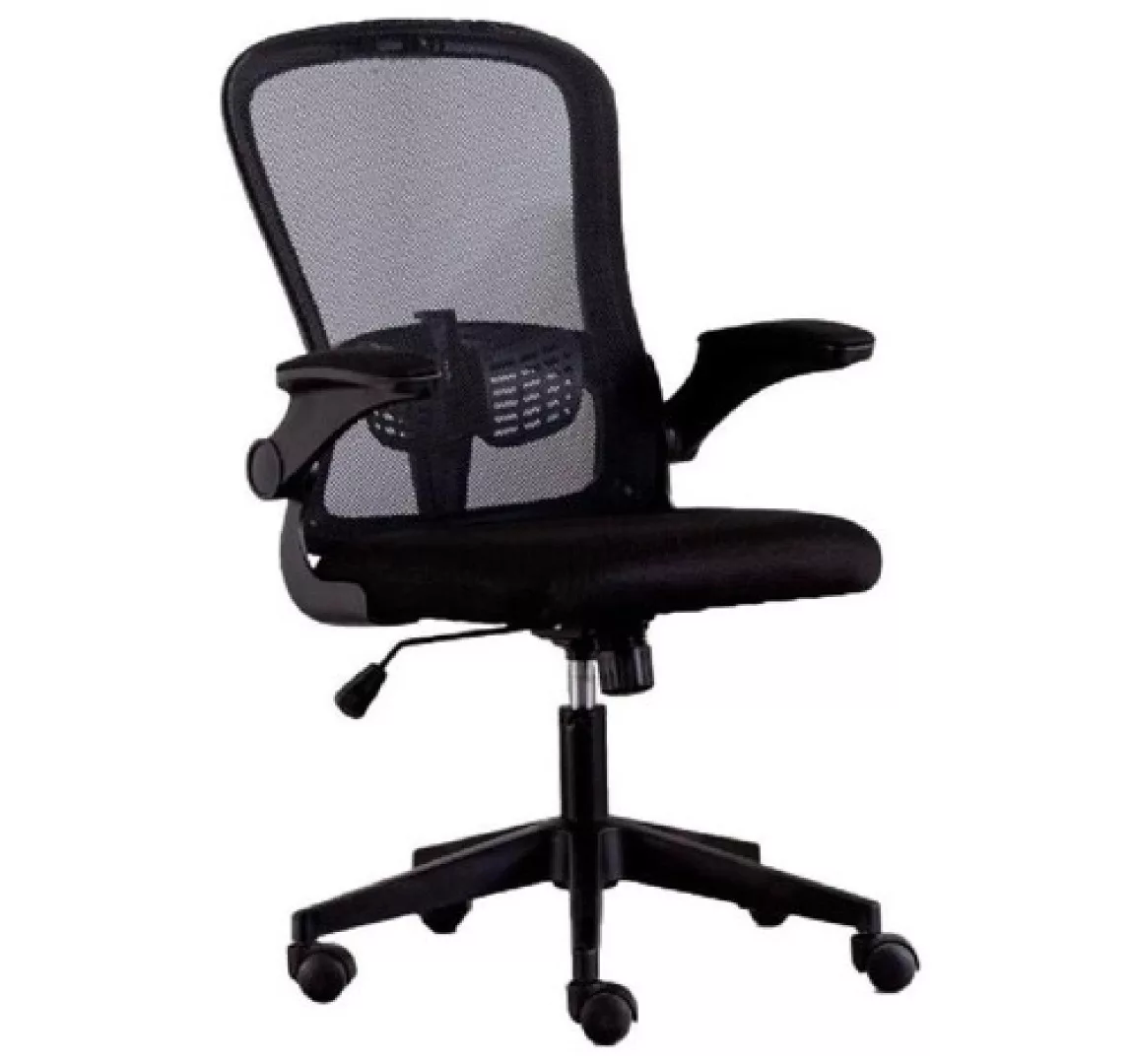 Imagen de Silla de oficina Weir Negra con posabrazos