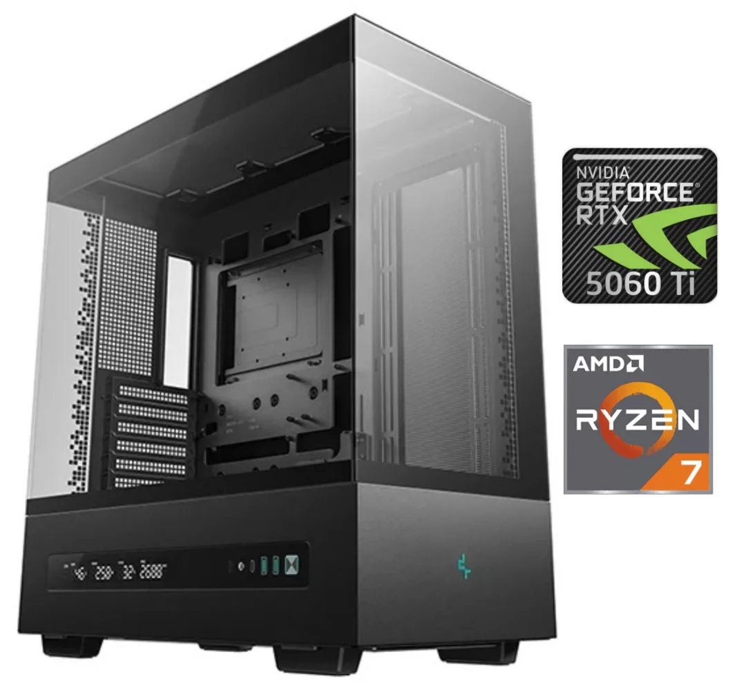 Imagen de Equipo Gamer Ryzen 7 8700F, 32GB, 1TB, RTX 5060Ti 8GB