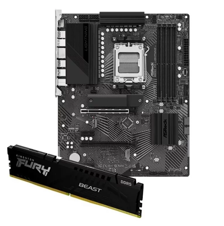 Imagen de Combo Mother Asrock B650 + Memoria Kingston DDR5 16GB