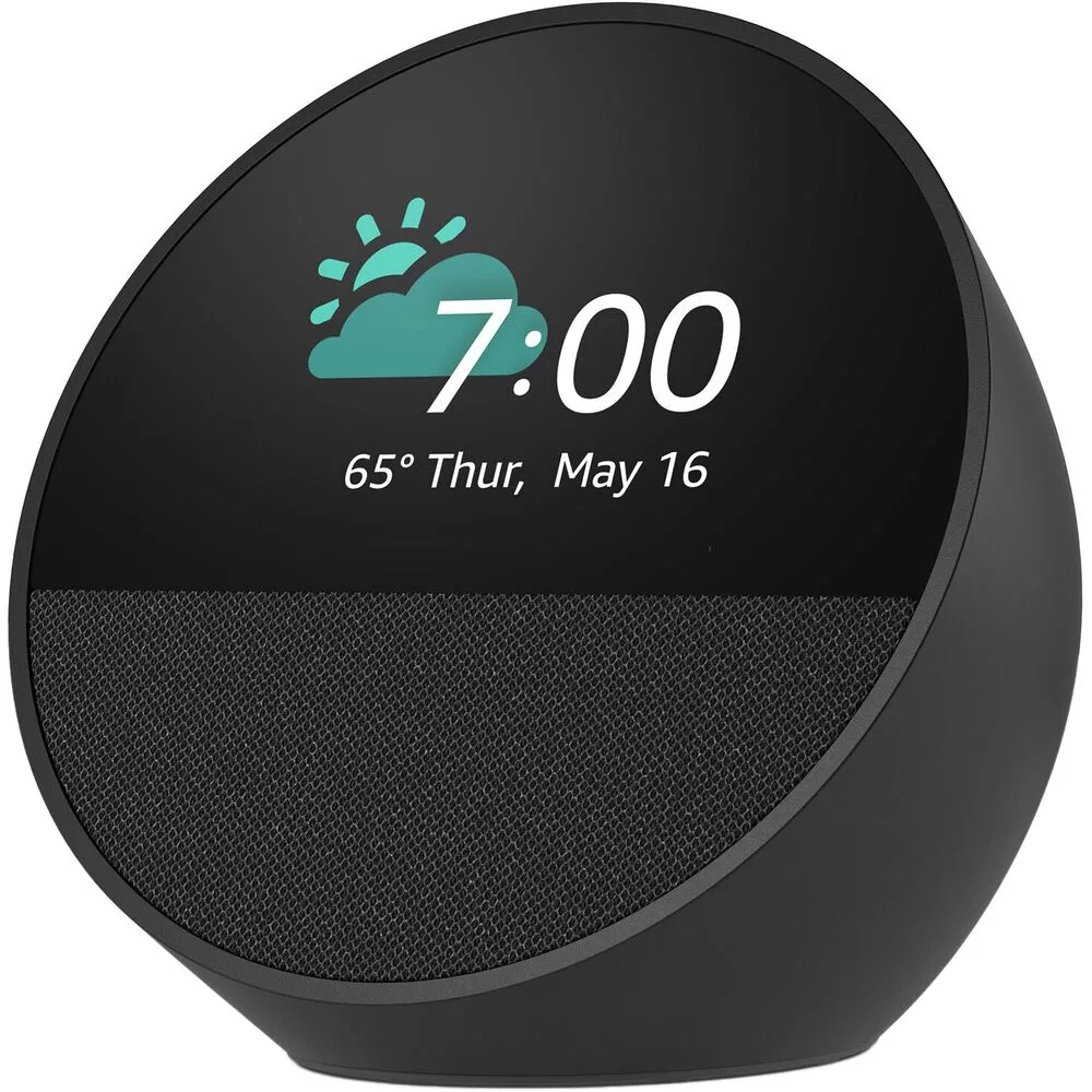 Imagen de Parlante inteligente y Reloj Amazon Echo Spot negro