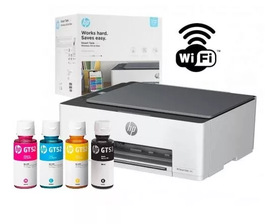 Imagen de Impresora HP multifuncion Smart Tank 580 + botellas de tinta extras