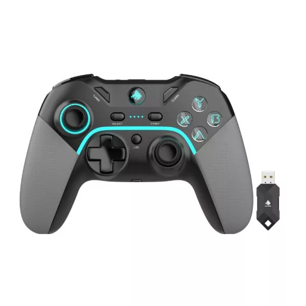 Imagen de GAME PAD EAGLE WARRIOR FG02A COMPATIBLE CON SWITCH / ANDROID / PS3 / PC INALAMBRICO 2.4G CON XINPUT NEGRO