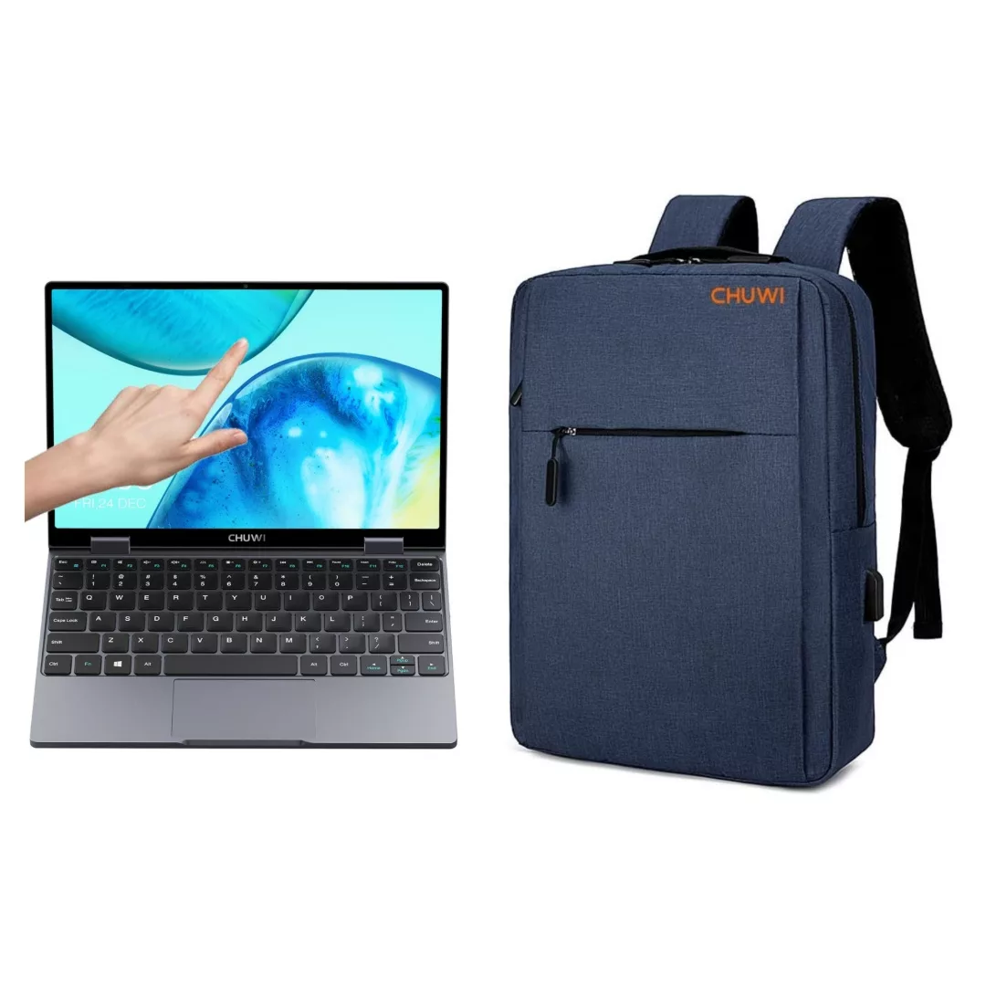 Imagen de Notebook Convertible Chuwi Quadcore + Mochila azul