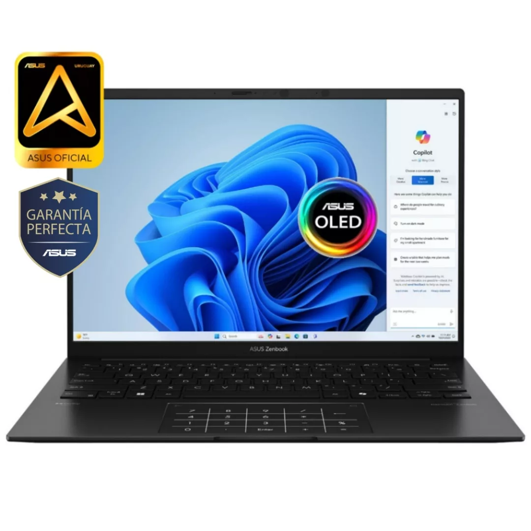 Imagen de Notebook Asus Zenbook Ryzen AI 7 350 5.0Ghz, 16GB, 1TB SSD, 14