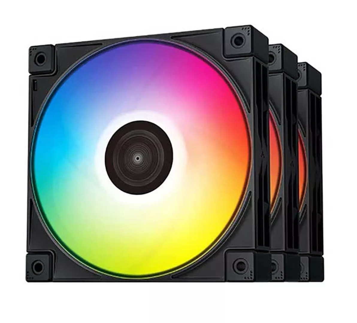 Imagen de Fan Cooler Deepcool FC120 ARGB Negro 3 en 1
