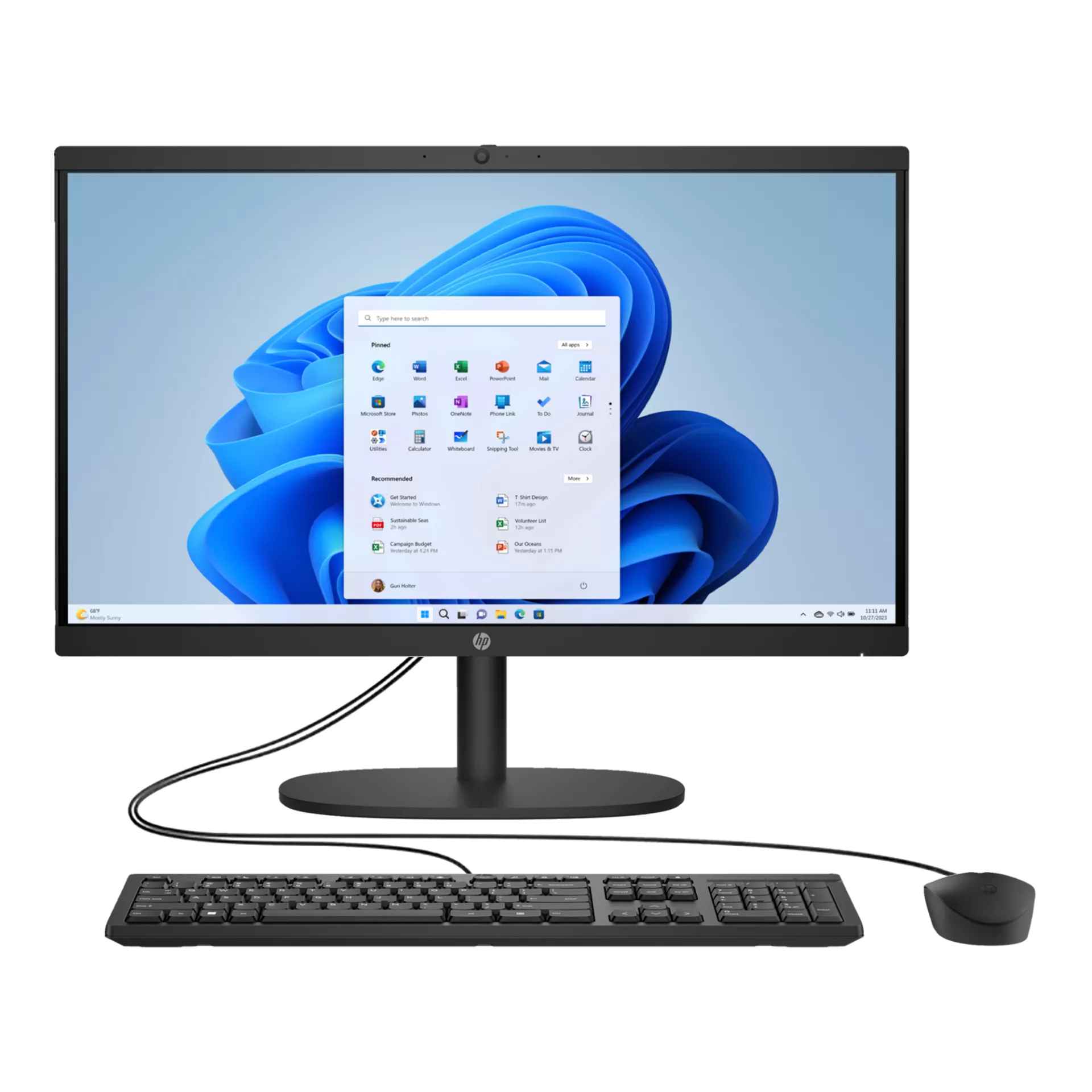 Imagen de Equipo All In One HP 21,45'' Core I3 8gb 256gb Win11