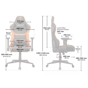 Silla Cougar Armor One V2 Gray F