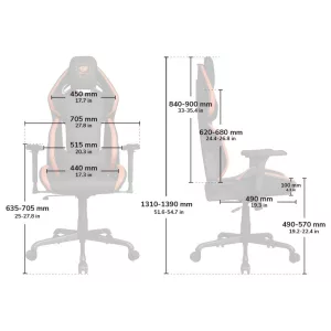 Silla Cougar Hotrod Orange