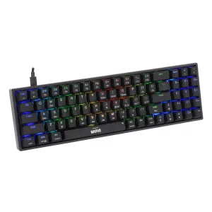 Teclado Marvo Mecánico Kg956 75% SW Yellow Ing Bk