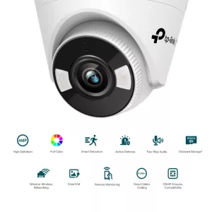 Cámara Seguridad Int Tp-Link Vigi C440 Wi-Fi Color Día Noche 2K 4mp