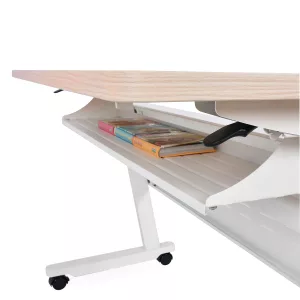 Escritorio Plegable Con Ruedas Flex I Blanco