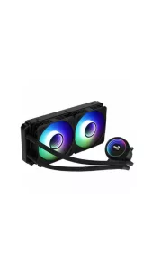 Enfriamiento Líquido Aerocool Mirage L240 / 240mm-Mirage PWM fan*2,Support LGA 1700/AM5