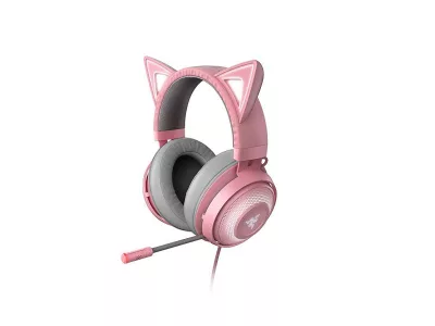 HEADSET RAZER GAMER KRAKEN KITTY V2 USB QUARTZ NASA RZ04- 04730200-R3U1