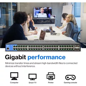 Switch Linksys 48 Puertos Gigabit