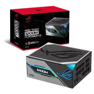 Fuente Asus ROG Thor 1200P3 Gaming 80 Plus Platinum