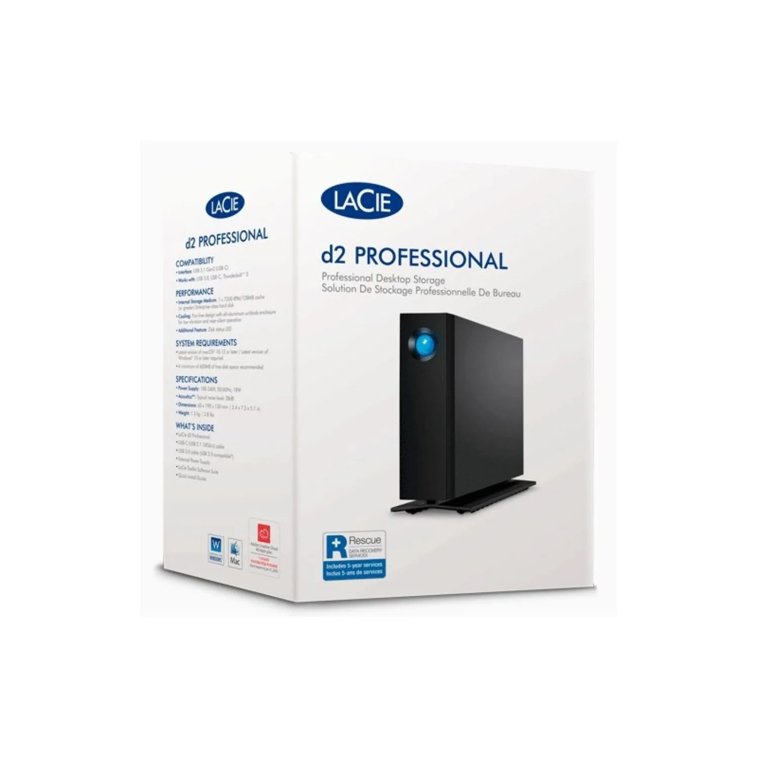 Imagen de DISCO EXTERNO LACIE D2 PROF 24