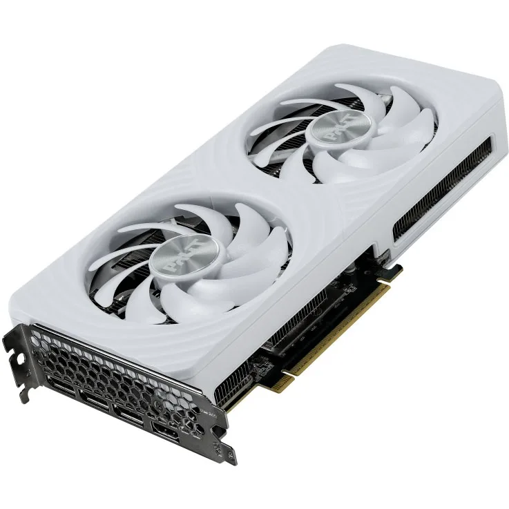 Imagen de Tarjeta Video Palit RTX 5060 OC 8GB blanca
