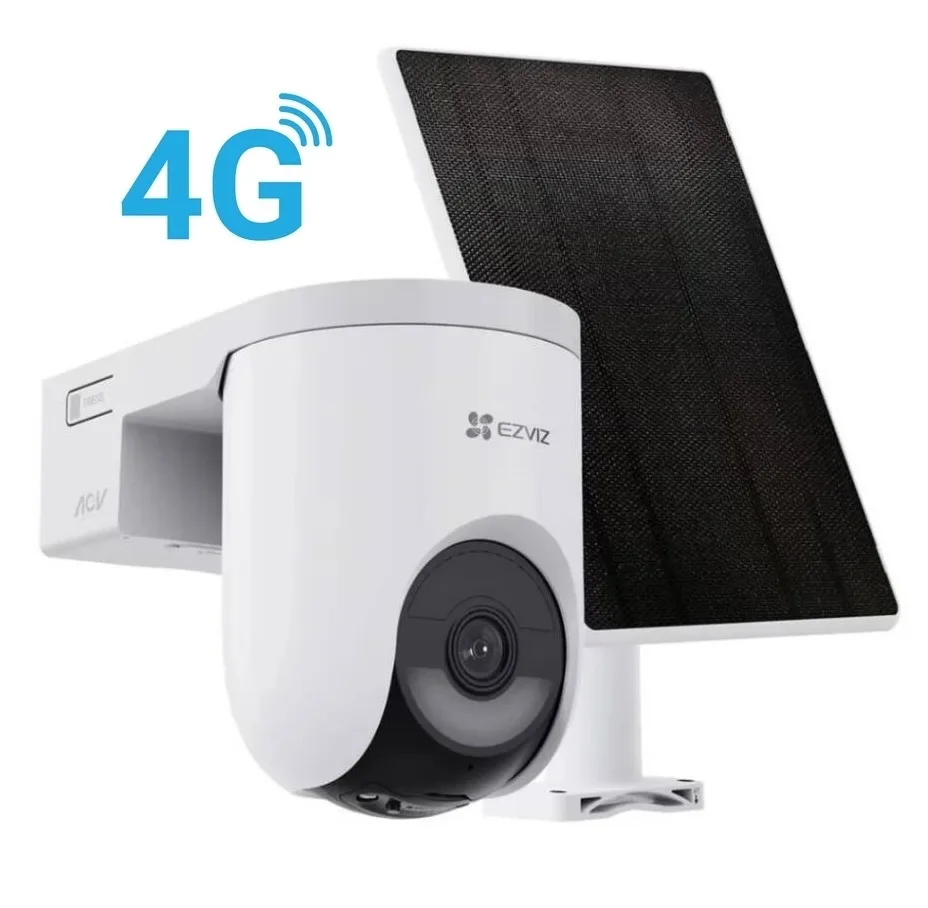 Imagen de Camara Wifi 6+4G Ezviz HB8 Lite 4MP 2K + Panel solar
