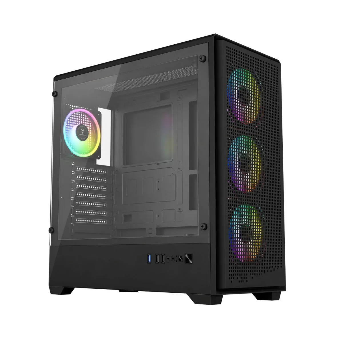 Imagen de Gabinete Gaming Perseo 365 3+1 Fanes ARGB