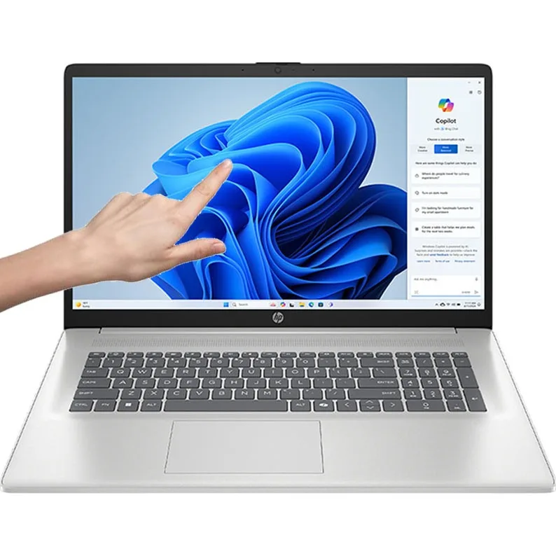 Imagen de Notebook HP Core Ultra 7 255U 5.2Ghz, 16GB, 1TB SSD, 17.3'' HD+ Touch