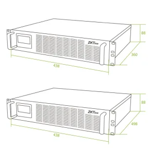 Ups Zkteco 1.8kw 48v 220-240v