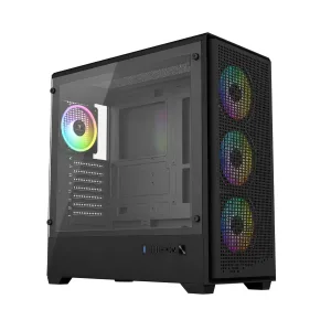 Gabinete Gaming Perseo 365 3+1 Fanes ARGB