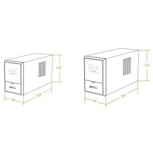 Ups Zkteco 1500va 900w 220v-240v