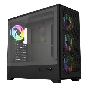 Gabinete Gaming Perseo 465 3+1 Fanes Argb