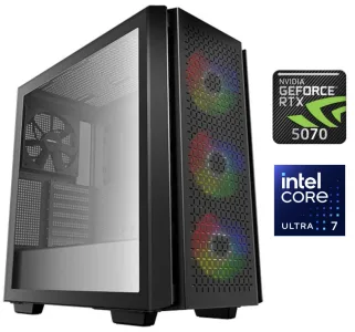 Equipo Gamer Core Ultra 7 265F, 32GB, 1TB, RTX 5070 12GB