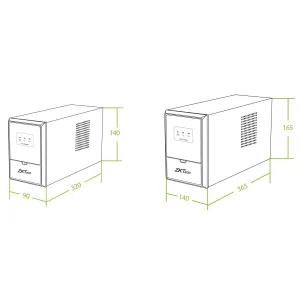 Ups Zkteco 1000va 600w 220v-240v