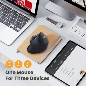 Mouse Diestro Inalámbrico Bt ProtoArc Em04 1600dpi