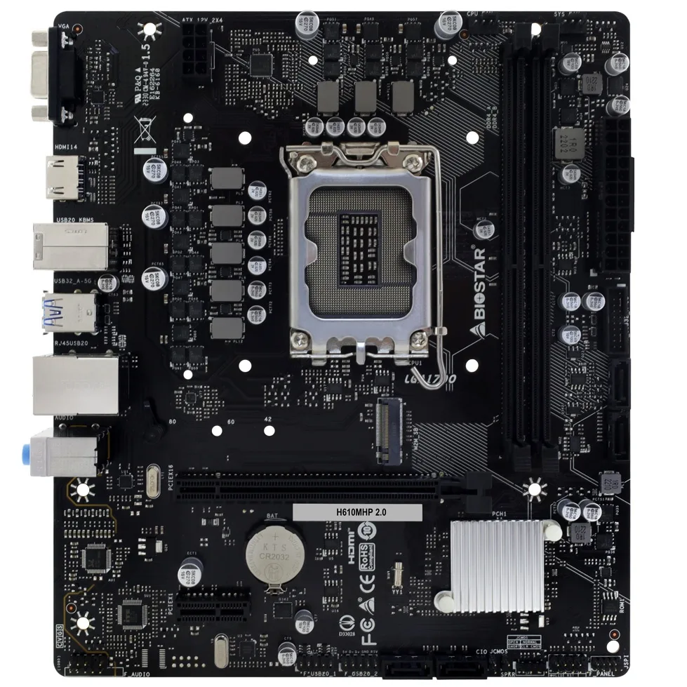 Imagen de Mother Biostar H610MHP 2.0 LGA 1700
