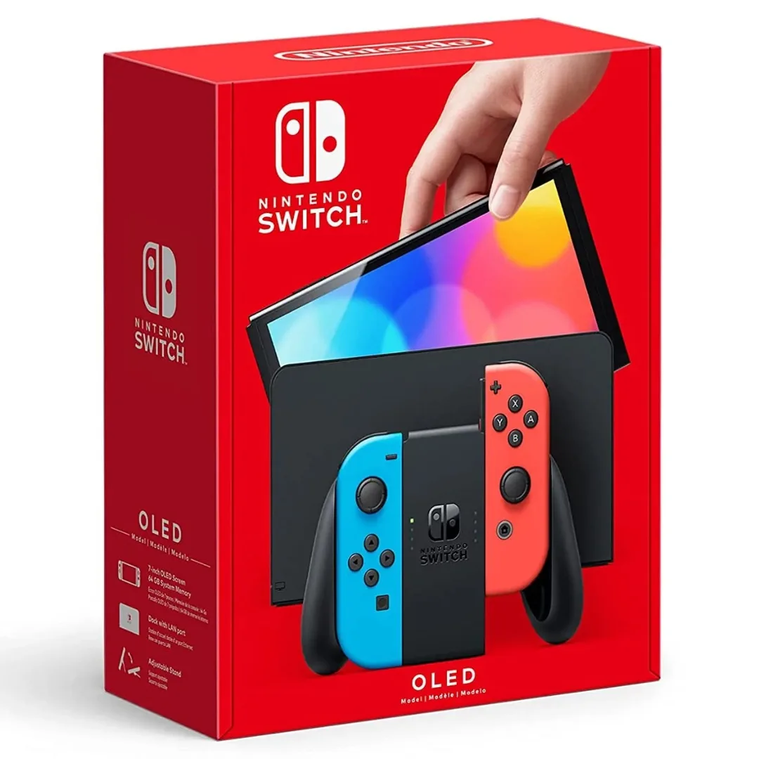 Imagen de Consola Nintendo Switch OLED Neon Pantalla 7" Azul y Rojo