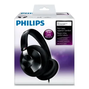Auriculares Cableados 3,5-6,3mm Philips Shp6000 100mW 40mm