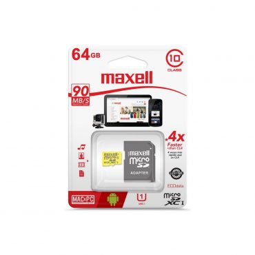 Memoria Mic Sd Maxell Xc 64gb C10 C/adaptador